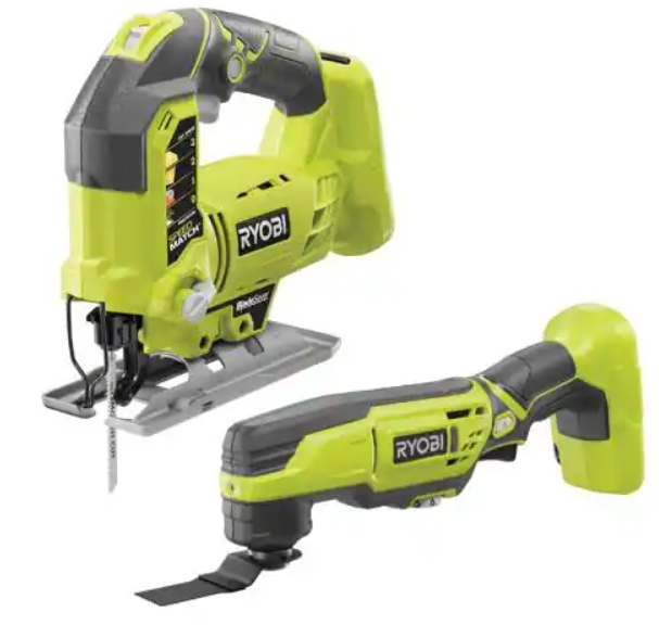 Ryobi ONE+ 18V Cordless Orbital Jig Saw & Cordless Multi-Tool