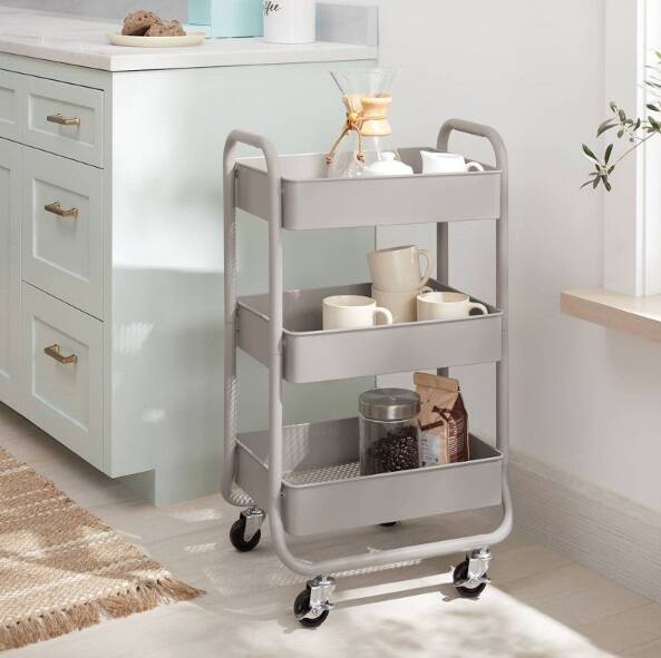 3-Tier Metal Utility Cart