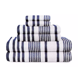 Antimicrobial Treated Stripe Bath Towel