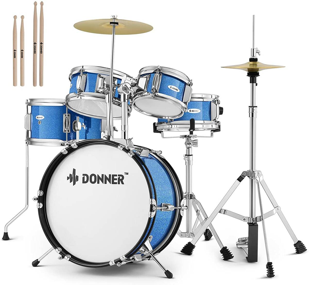 Donner 5-Piece Kid's Drum Set