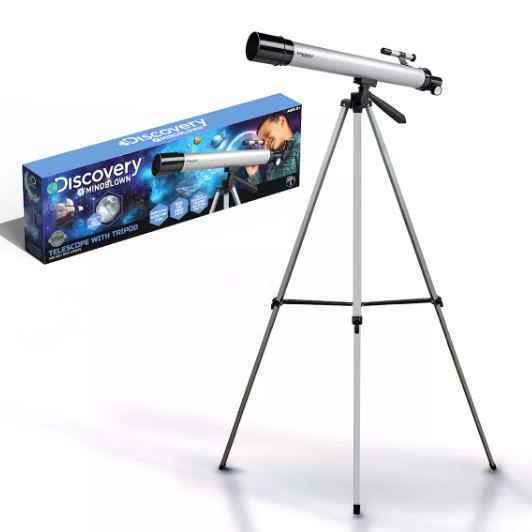 Discovery Mindblown Telescope w/Tripod, 50X & 100X Lenses