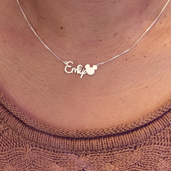 Personalized Sterling Silver Name Necklace