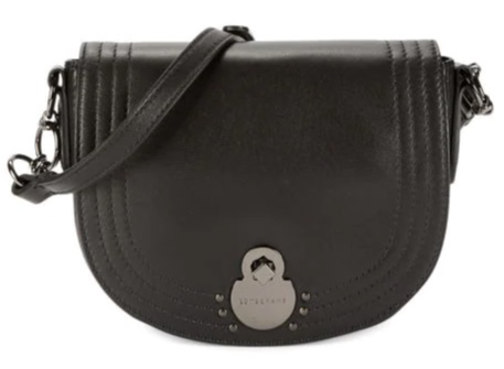 Longchamp Leather Saddle Bag