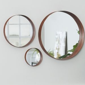 Set Of 3 Metal Wall Mirrors