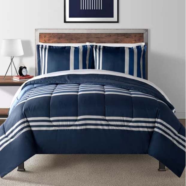 Skyline Stripe 3-Piece Comforter Set