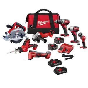 Milwaukee 18V Cordless 7-Tool Kit