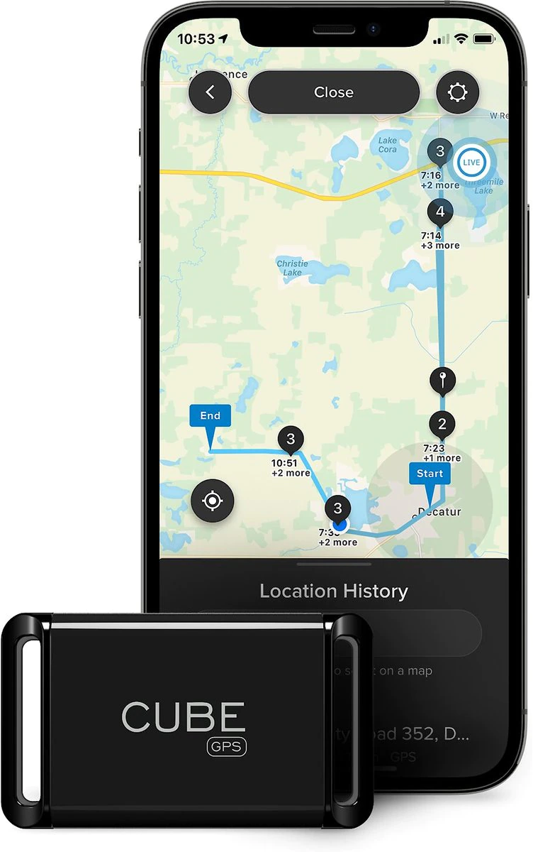 Cube Real Time GPS Pet Tracker