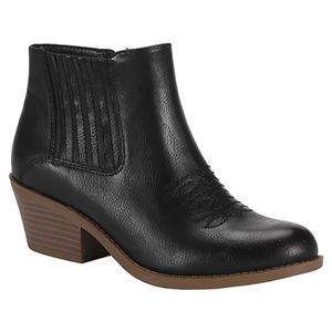 Frye & Co. Womens Jude Stacked Heel Booties