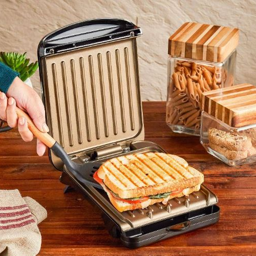 George Foreman 2-Serving Electric Grill & Panini Press