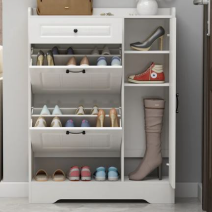 18-Pair Shoe Storage Cabinet