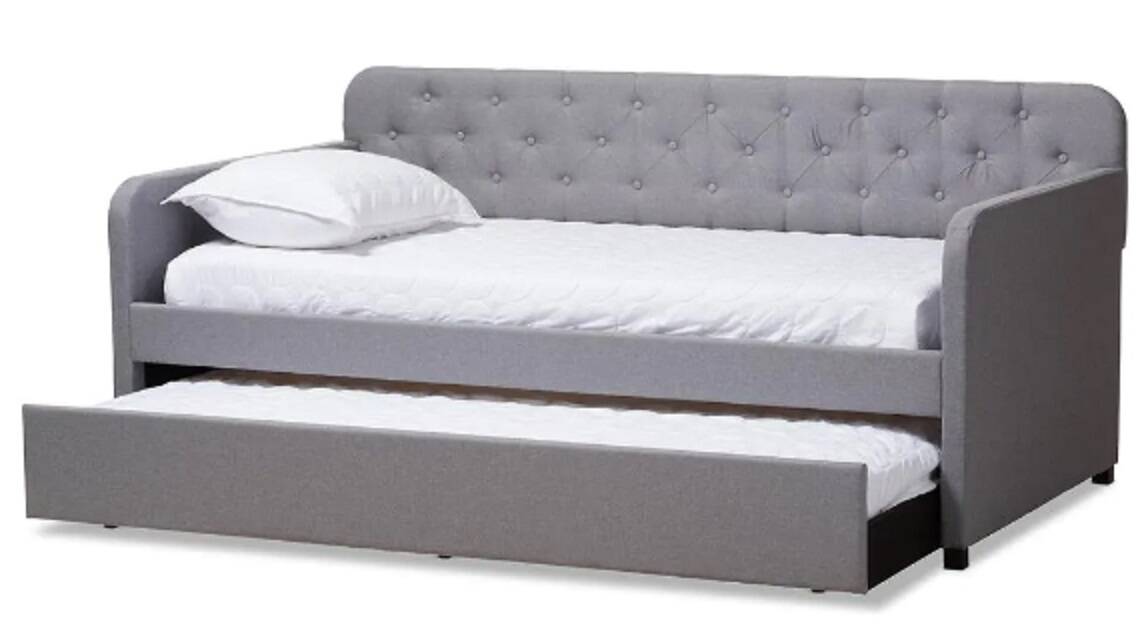 Tufted Upholstered Twin Daybed