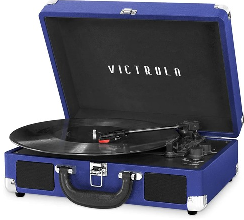 Victrola Vintage 3-Speed Bluetooth Suitcase Record Player