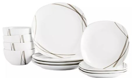 Tabletops Unlimited 12-Piece Dinnerware Set