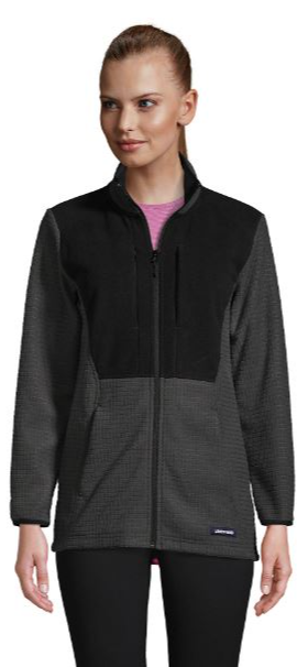 Lands' End Women's Grid Fleece Jacket