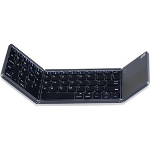 Wireless Folding Bluetooth Keyboard w/ Touchpad