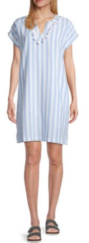 St. John's Bay Short-Sleeve Shift Dress