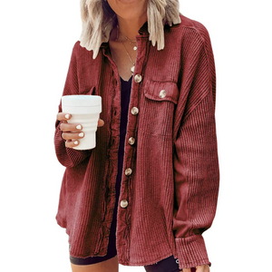 Women's Button Down Shirt Jacket