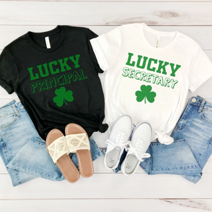 Lucky School Staff Graphic Tees