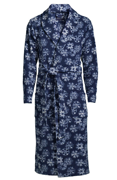 Lands' End Men's Fleece Robe