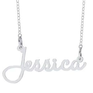 Personalized Silver Plated Necklace