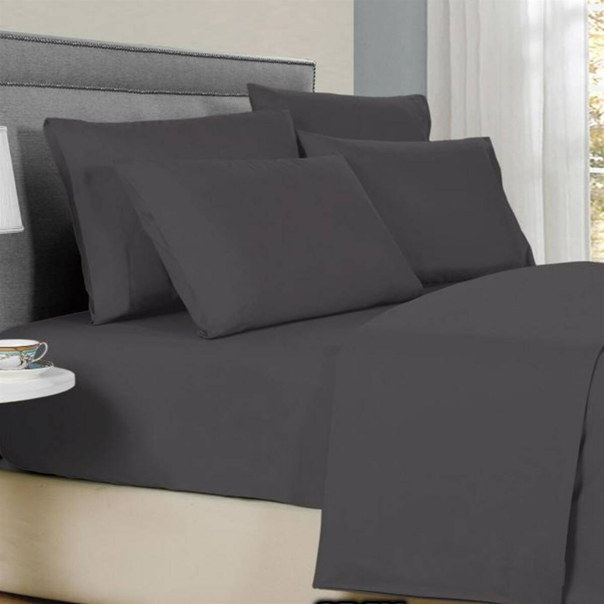 6-Piece Bamboo 1800 Count Sheet Set