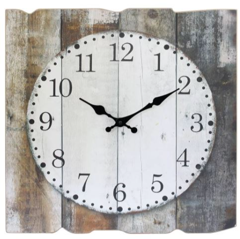 Farmhouse Rustic Wall Clock