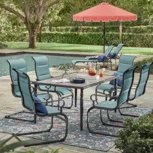 7-Piece Metal Outdoor Dining Set