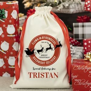 Personalized Santa Gift Bags