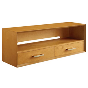 2-Drawer Wood Top Storage Hutch