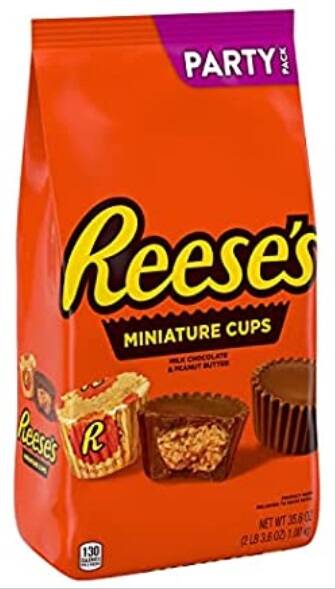 Reese's Miniatures Milk Chocolate Peanut Butter Cups Candy