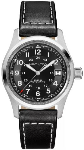 Hamilton Men's Leather Strap Watch