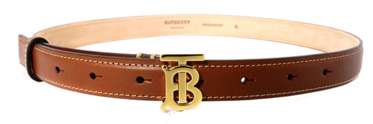 Burberry TB Monogram Buckle Belt