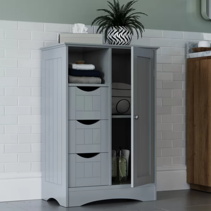 Free-Standing Bathroom Cabinet