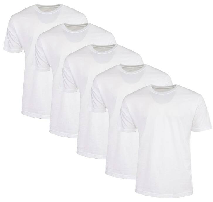 Reebok Men's 5-Pack Crew Tee