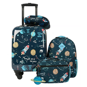 Travelers Club 5-Piece Kid's Hardside Luggage Set