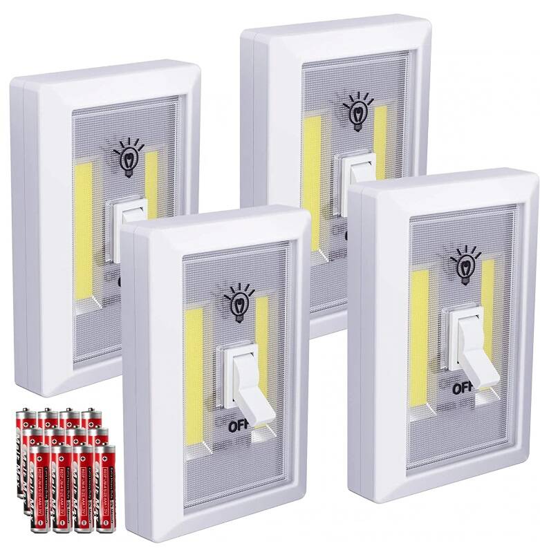 4-Pack Wireless LED Light Switch