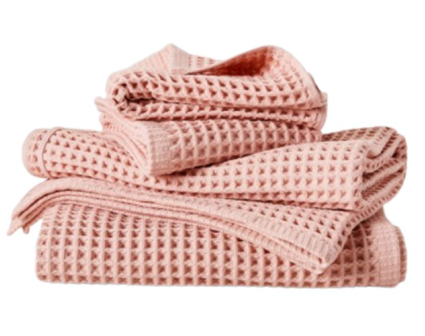 4-Piece Waffle Bath Towel Set