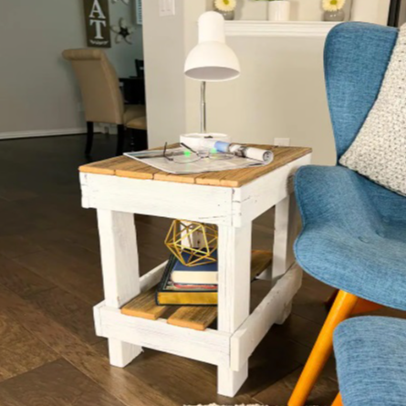 Wood End Table