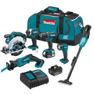 6-Piece Makita 18V Lithium-Ion Kit