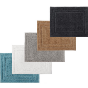 2-Piece Bibb Micro Shag Bath Rug Set