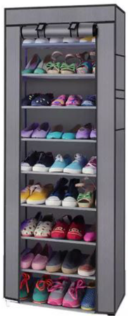 10-Tier Shoe Rack Organizer