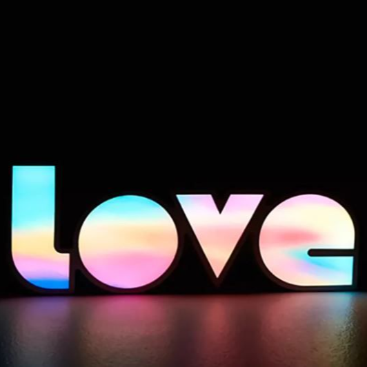 LED Love Lamp