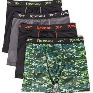 8-Pack Reebok Men's Boxer Briefs