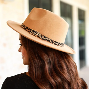 Women's Wide Brim Fedora Hat