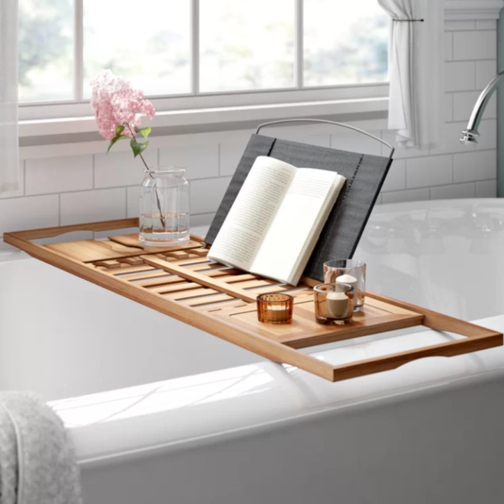 Wood Bathtub Caddy