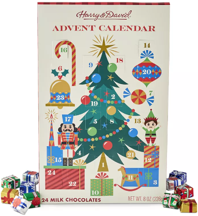 Harry & David 24-Piece Holiday Chocolate Advent Calendar