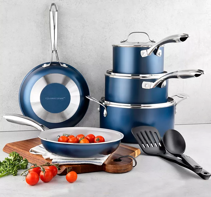 Granitestone 10-Piece Diamond Cookware Set