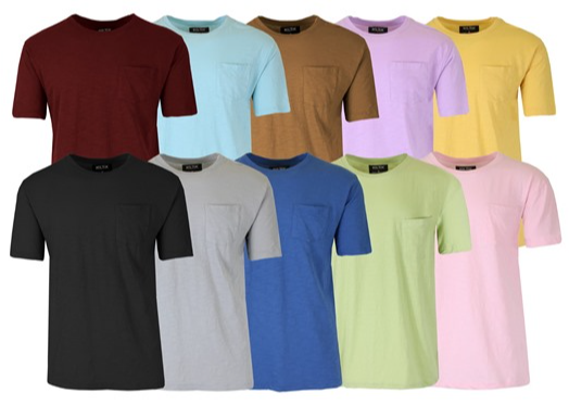 5-Pack Assorted Men's T-Shirt