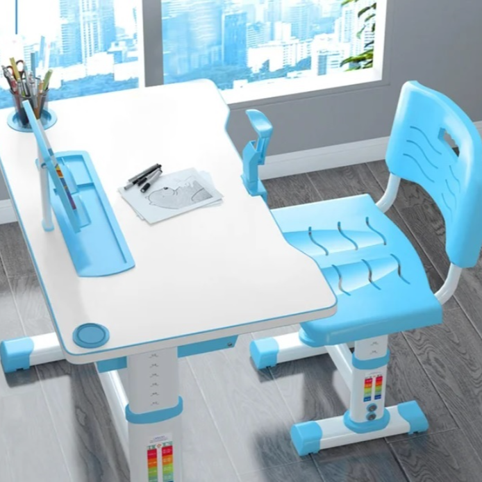 Height Adjustable Desk & Chair Set