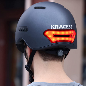 Smart Helmet w/ Driving Recorder & LED Taillight